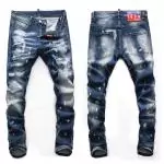 dsquared2 jeans blue badges snow point blue